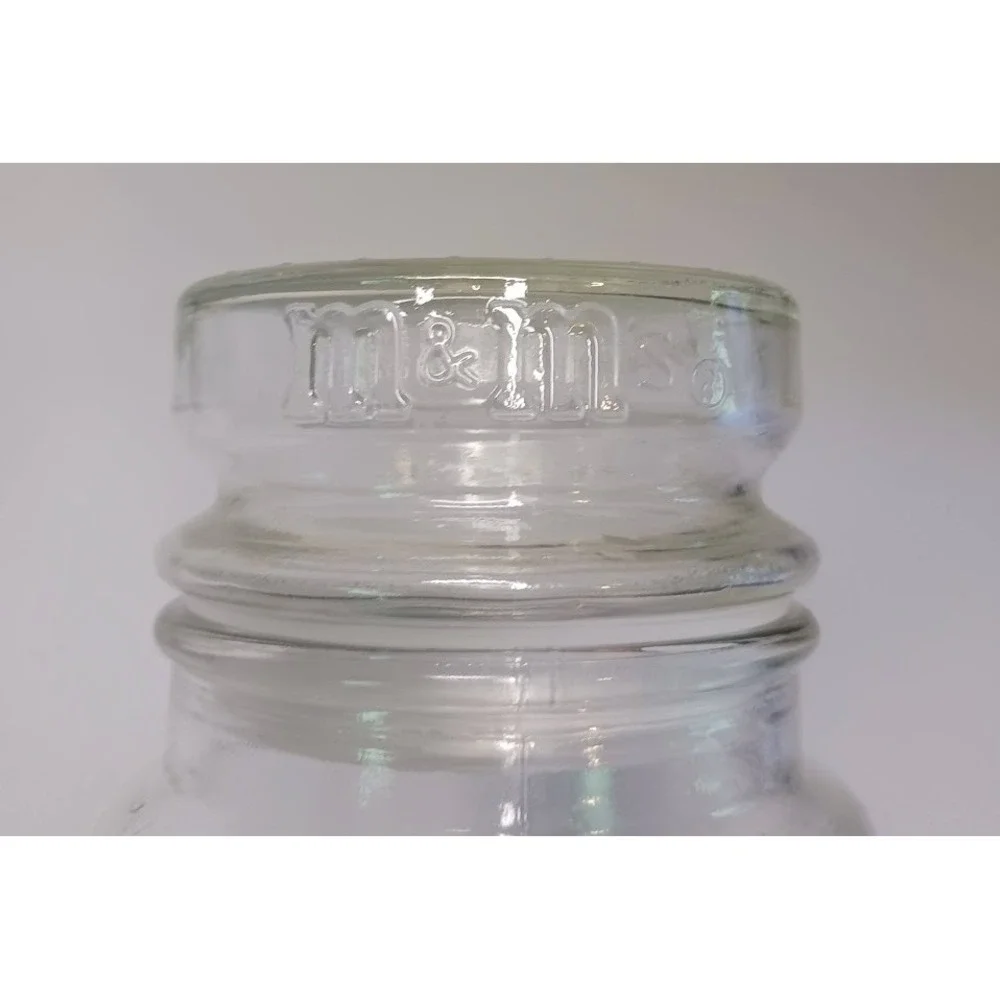 Vintage Anchor Hocking M&Ms‎ Olympic glass candy canister